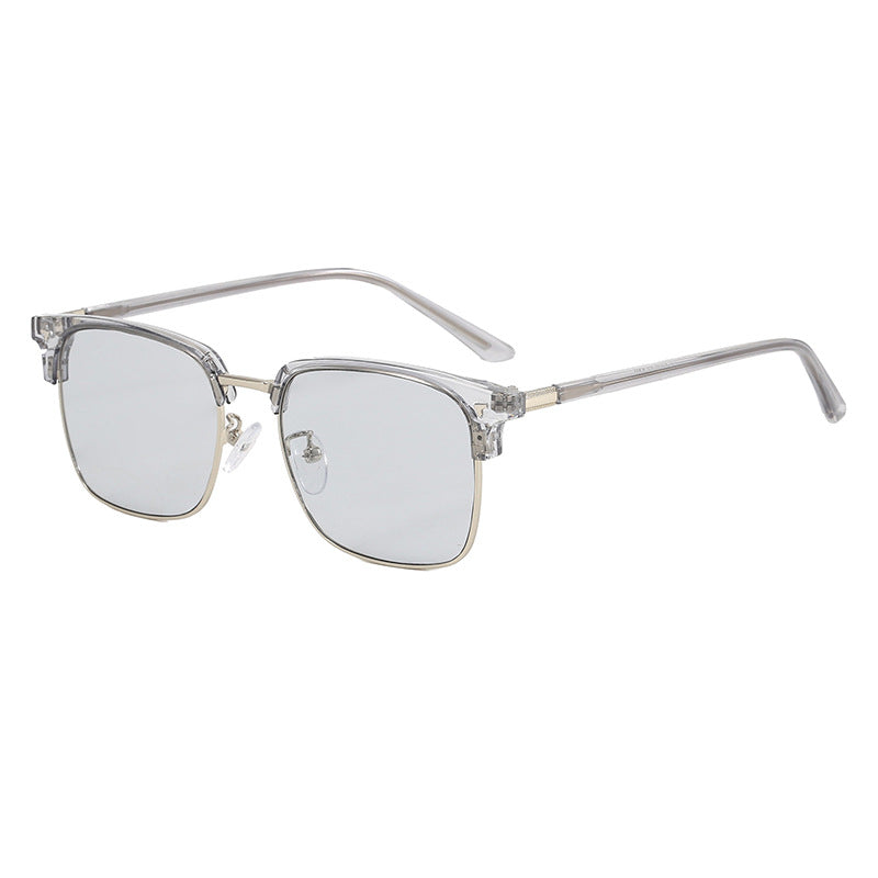 Damen elegante quadratische Brille mit leichtem Metallrahmen Karnz