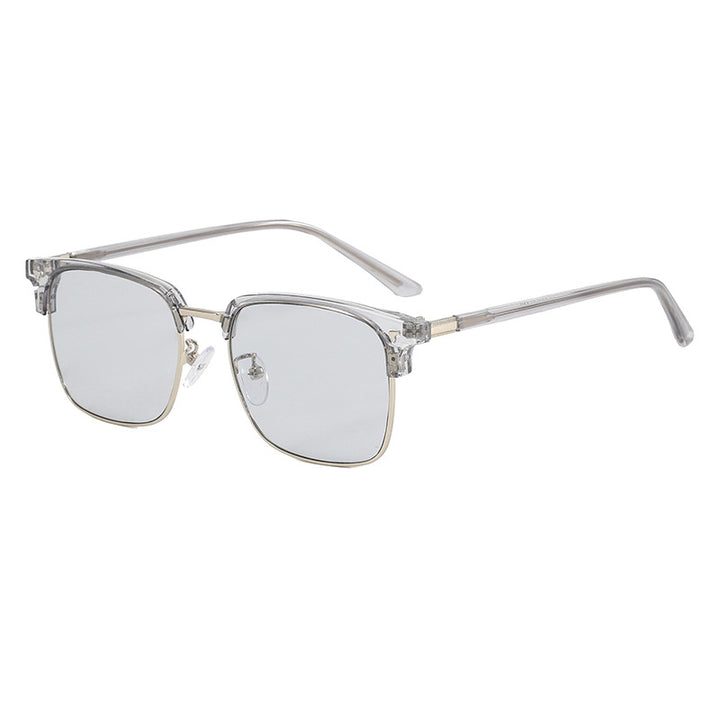 Damen elegante quadratische Brille mit leichtem Metallrahmen Karnz
