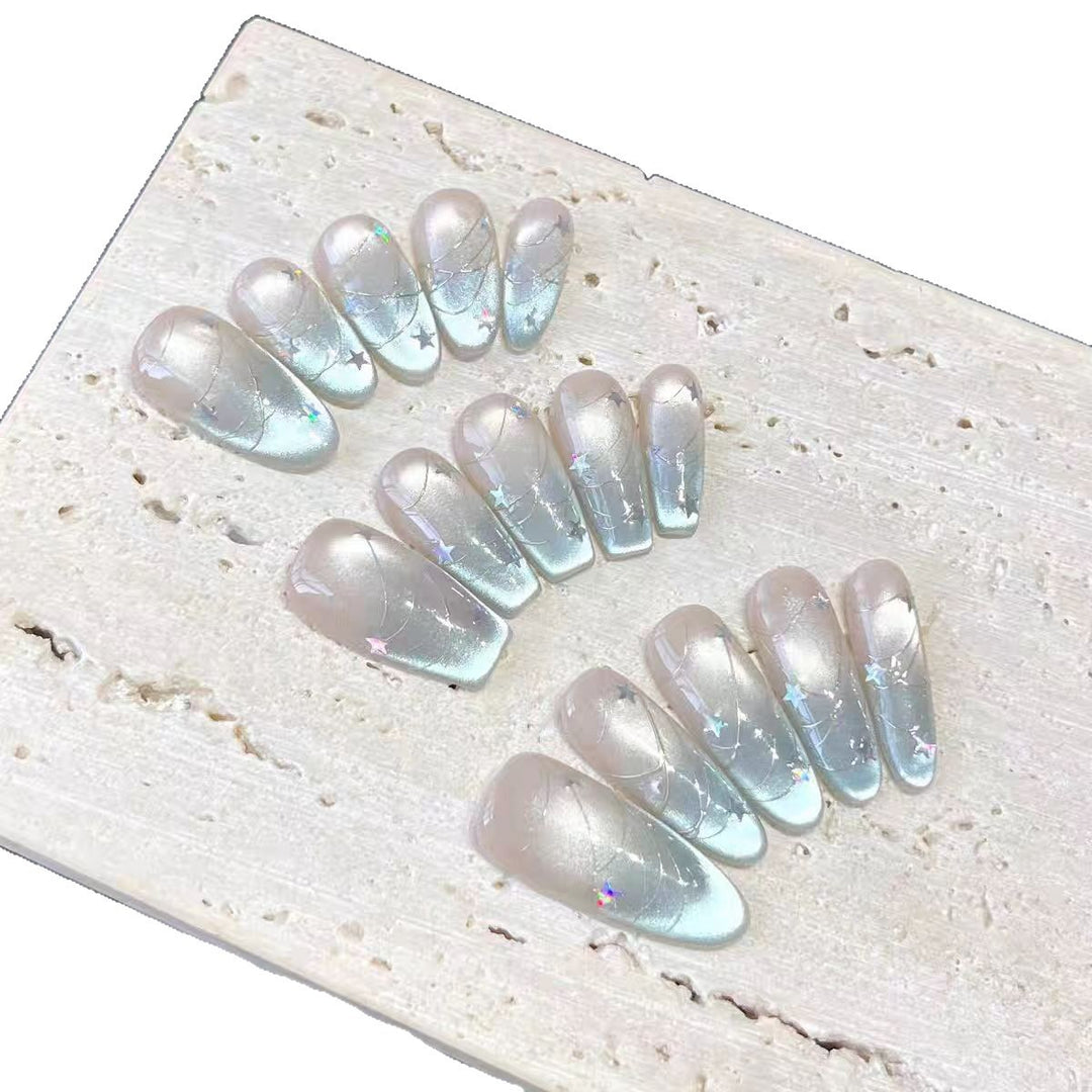 Premium Glitter Press-On Nail Tips Karnz