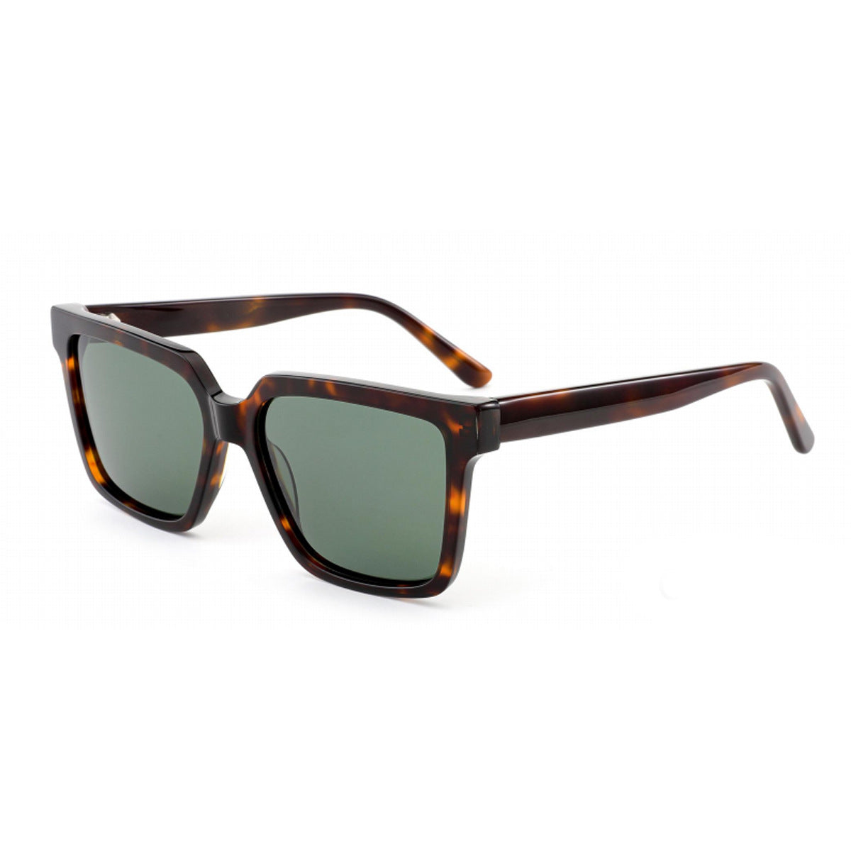 Damen quadratische Sonnenbrille mit modernem Kunststoffrahmen und UV-Schutz Karnz