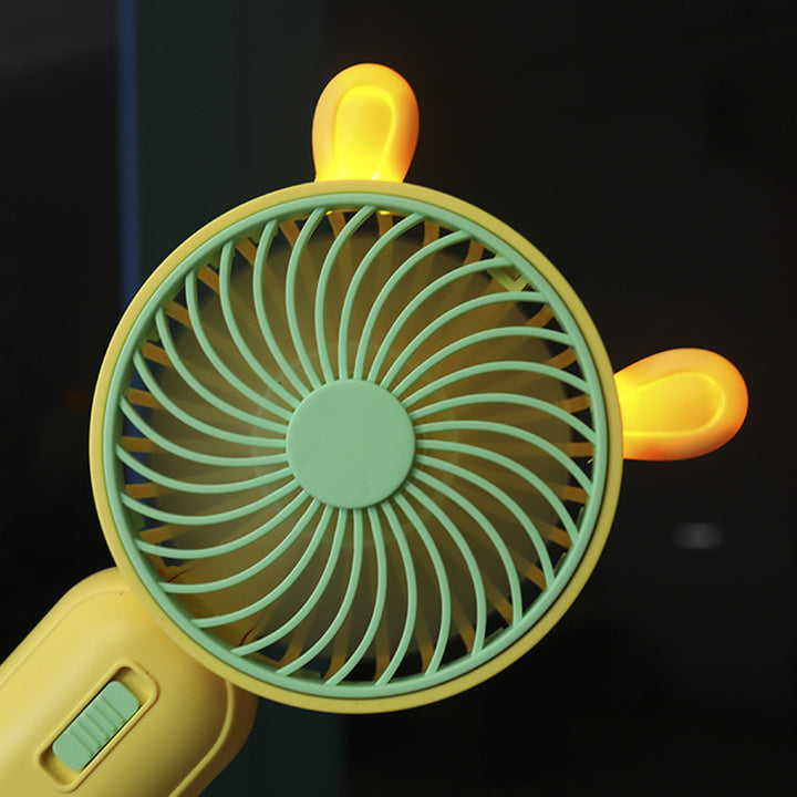 Damen Tragbarer Mini-Handventilator im verspielten Tierdesign Karnz