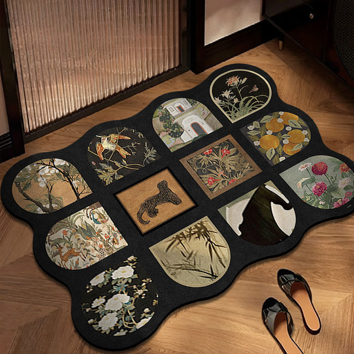 Vintage-inspiriertes dekoratives Teppich