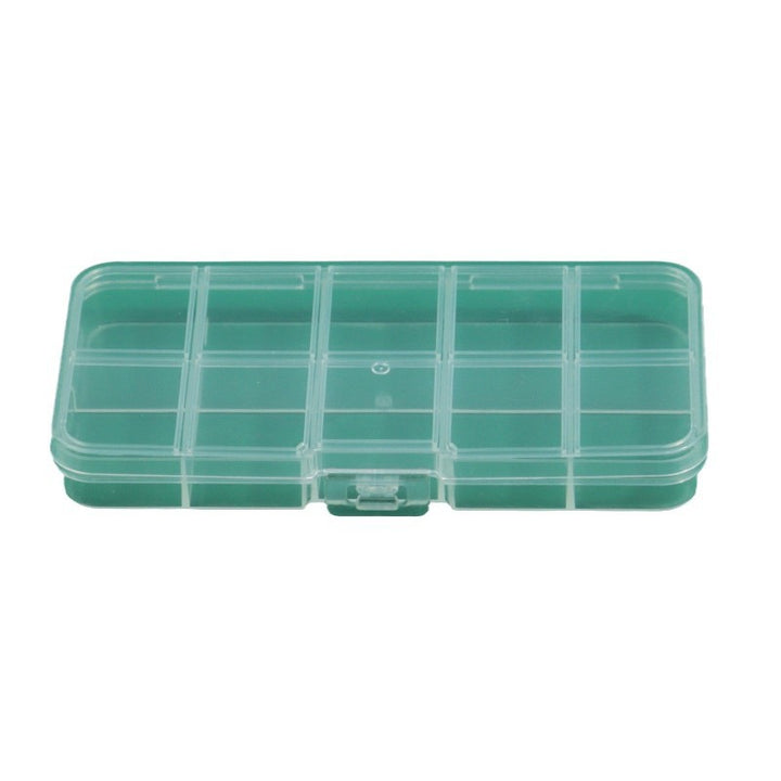 Modular transparente Multi-Compartment Lagerbox Karnz