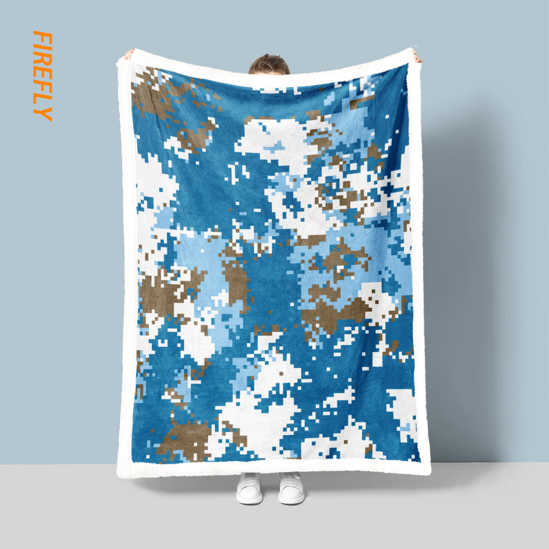 Taktische Camo Fleece Wurfdecke