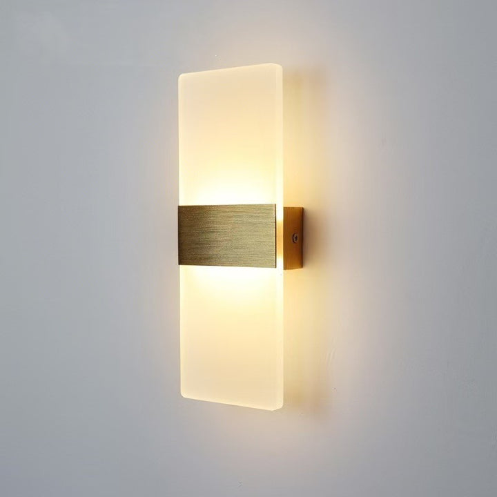 Moderne LED Wandleuchtenfassung