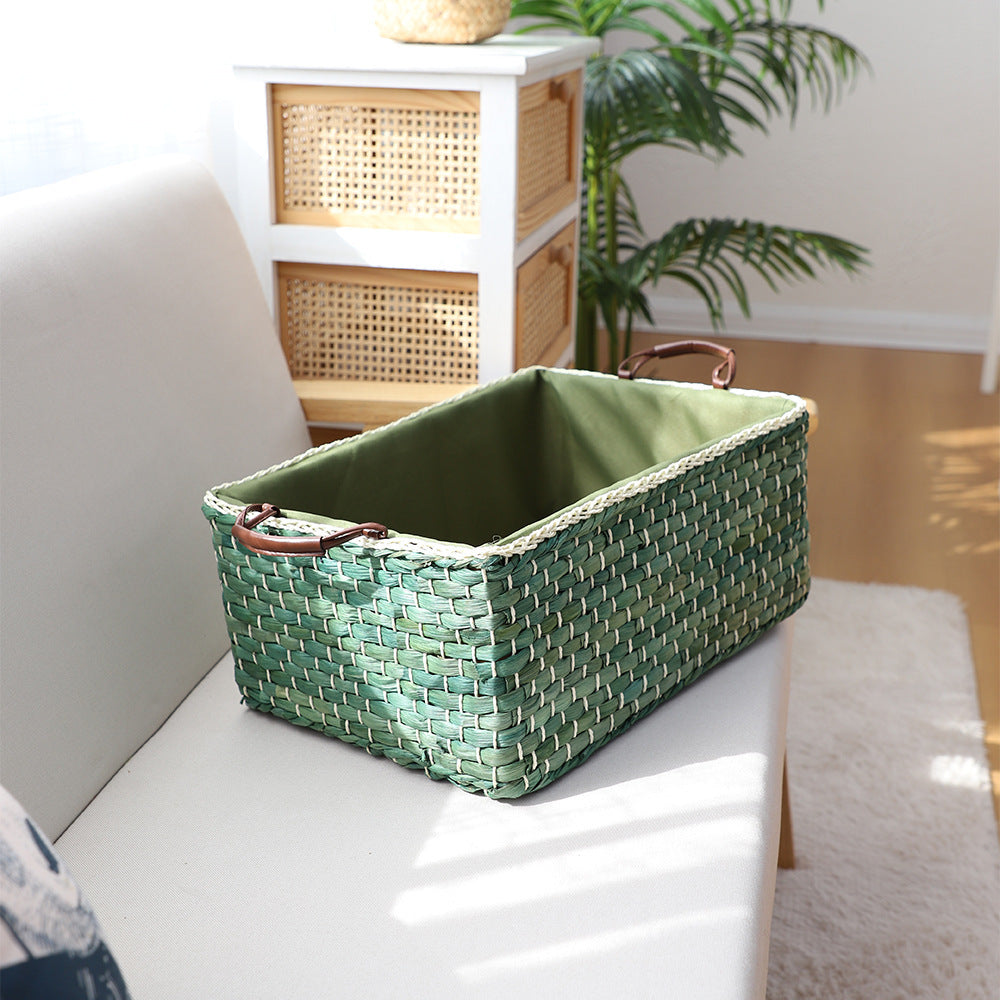 Handgefertigter Organizer-Korb mit Zwei Griffen Karnz