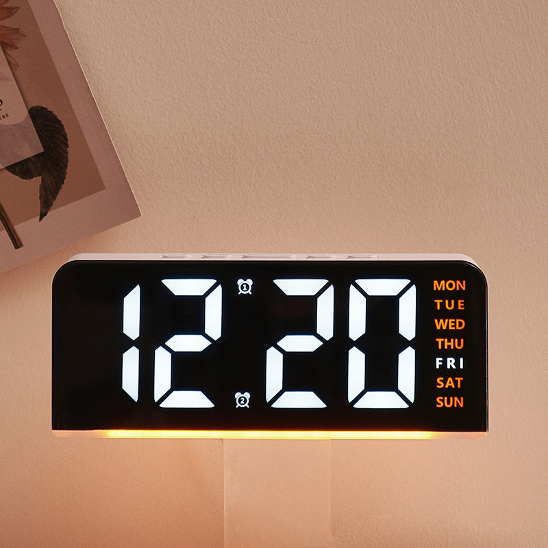 Digitaler Wecker mit Großem Led-Display und Multifunktionaler Anzeige Karnz
