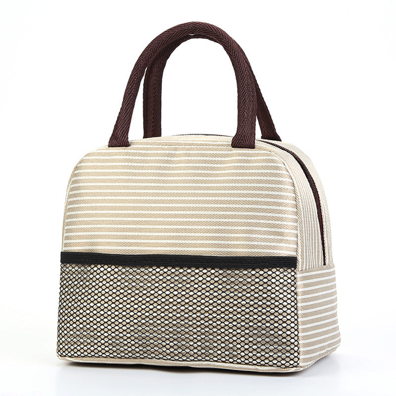 Isolierte gestreifte Lunch-Tasche Karnz