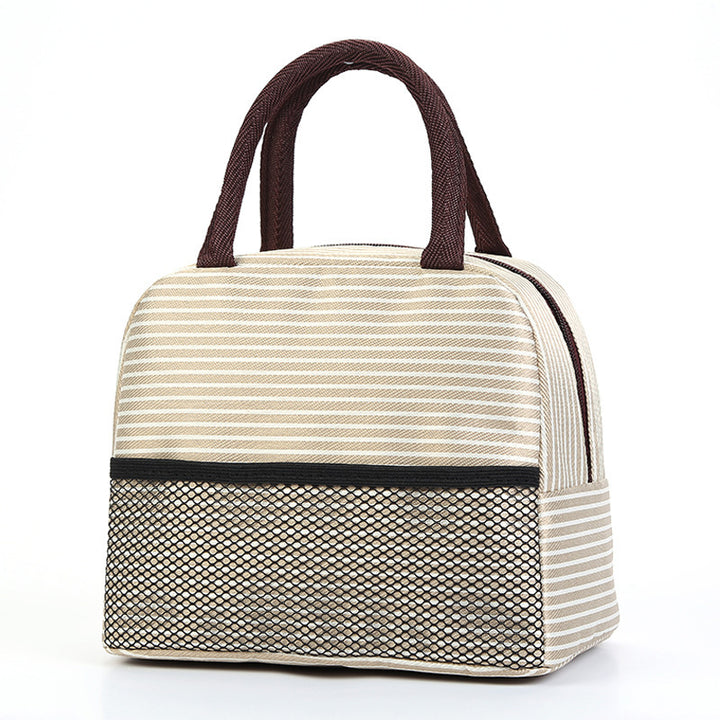 Isolierte gestreifte Lunch-Tasche Karnz
