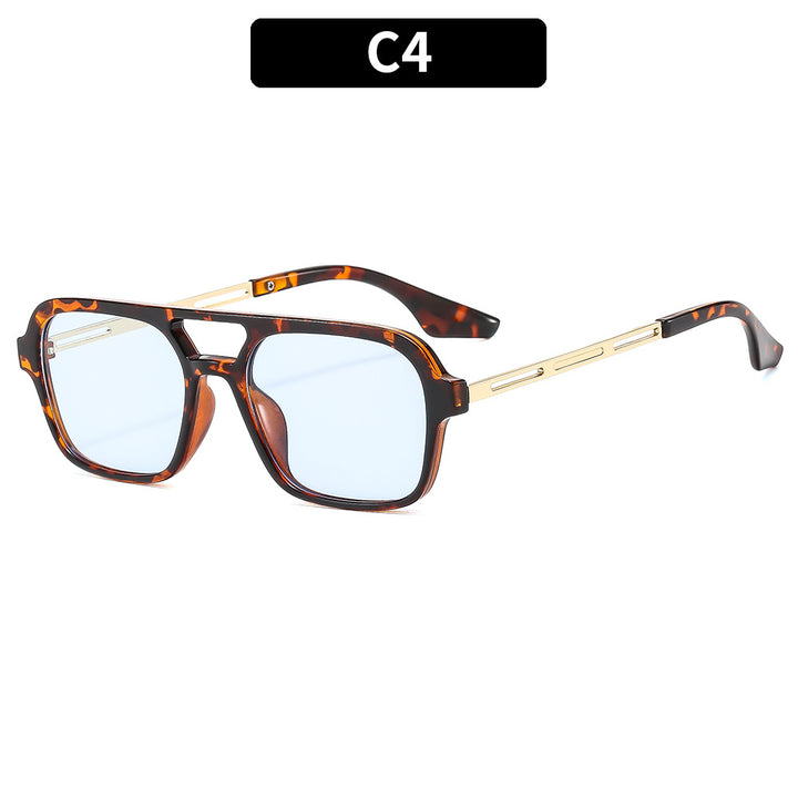 Stylische quadratische Rahmenbrille
