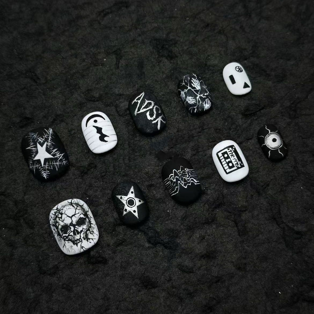 Künstlerisches Abstraktes Fingernagelkunst Set Karnz