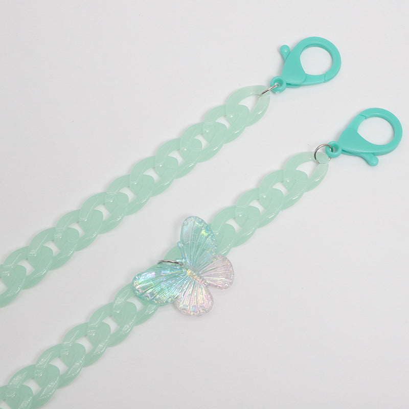 Dekorativer Schmetterlings-Brillen-Halsband Karnz