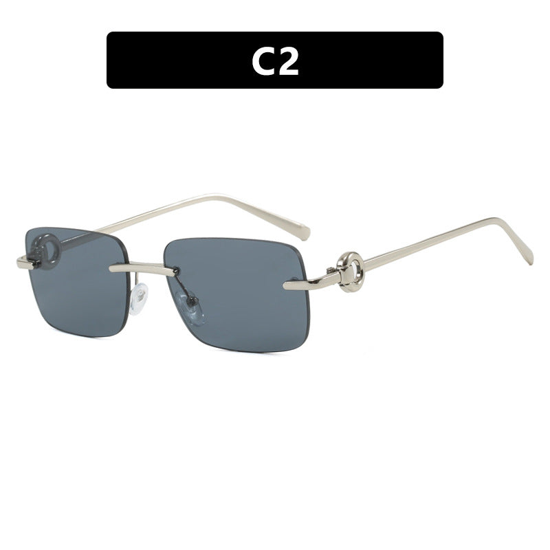 Damen modische geometrische Brille Karnz