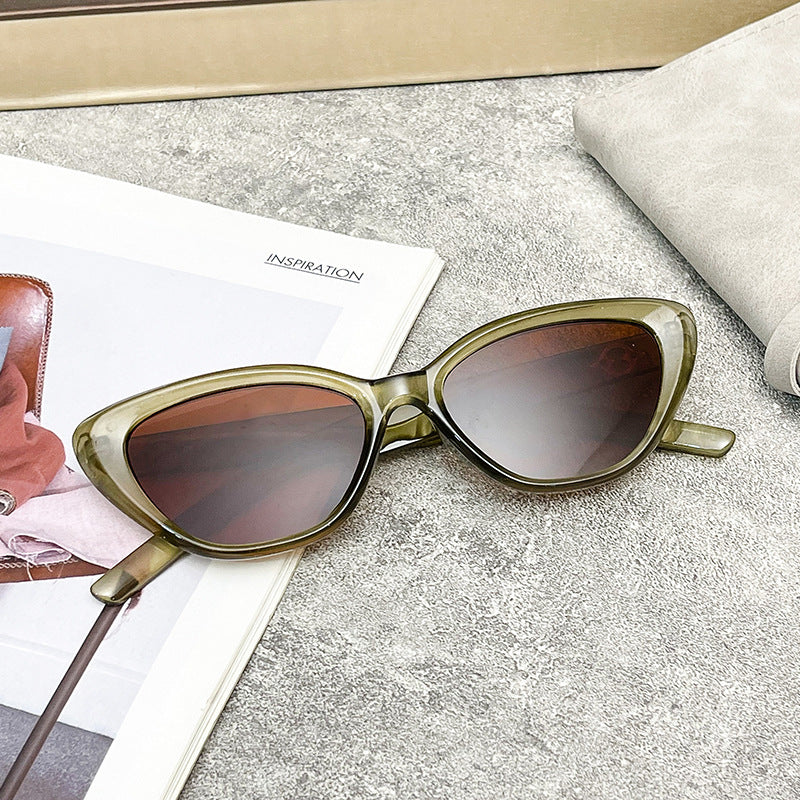 Damen Cat-Eye Sonnenbrille mit UV-Schutz und robustem Rahmen Karnz