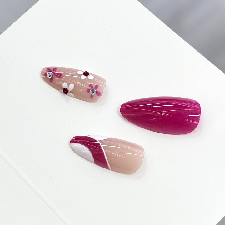 DIY Dekorative Press-On Nail Set Karnz