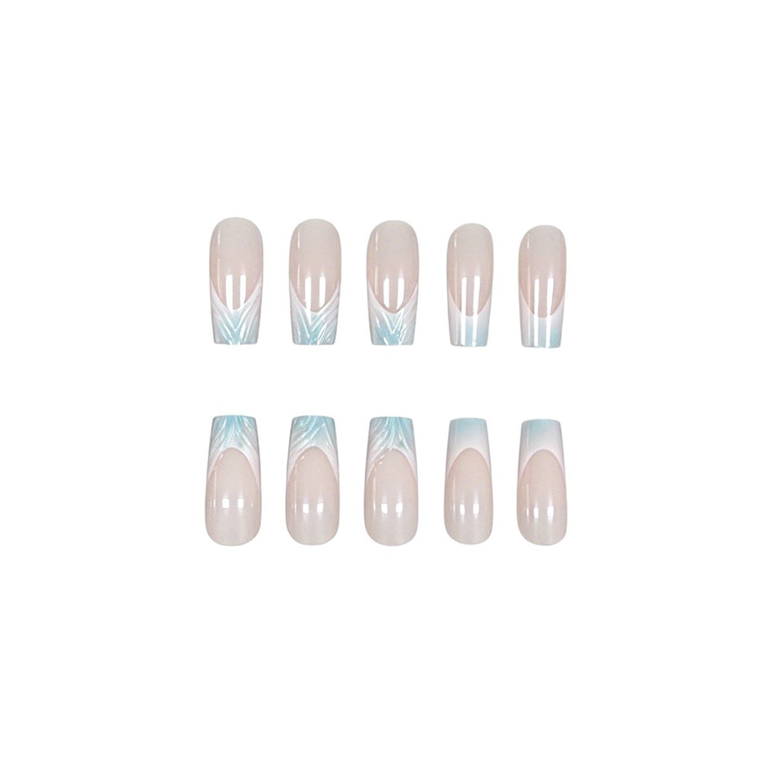 Künstlerische von Wasser inspirierte Nagelverbesserungen Karnz