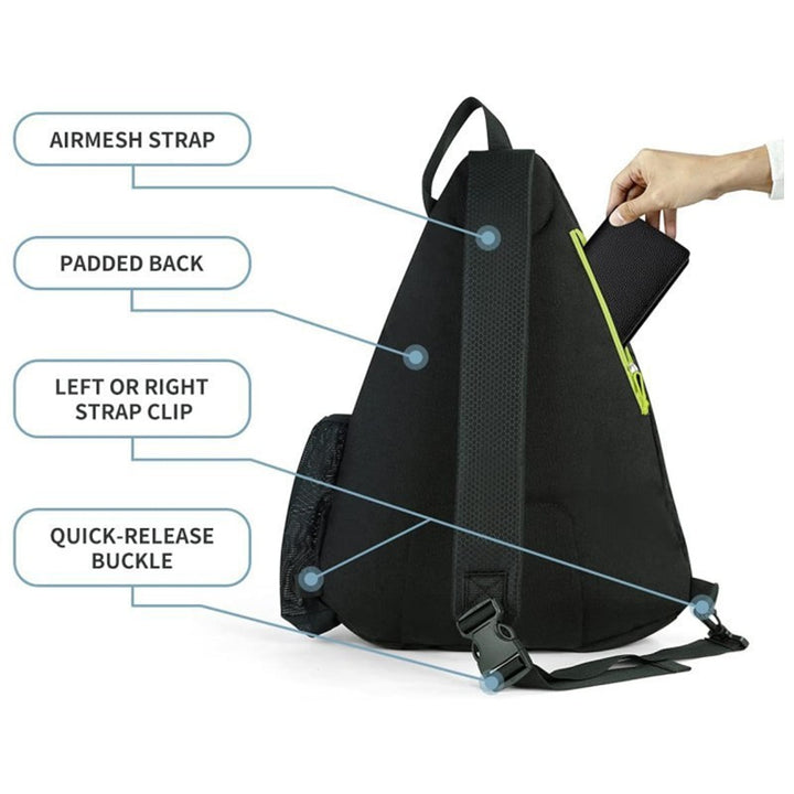 Sportlicher Rucksack mit Fächern für Schläger und Zubehör Karnz