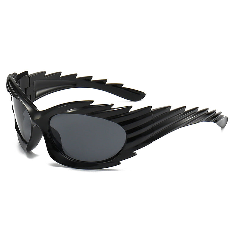 Damen sportliche und stylische Sportsonnenbrille mit innovativem Design Karnz