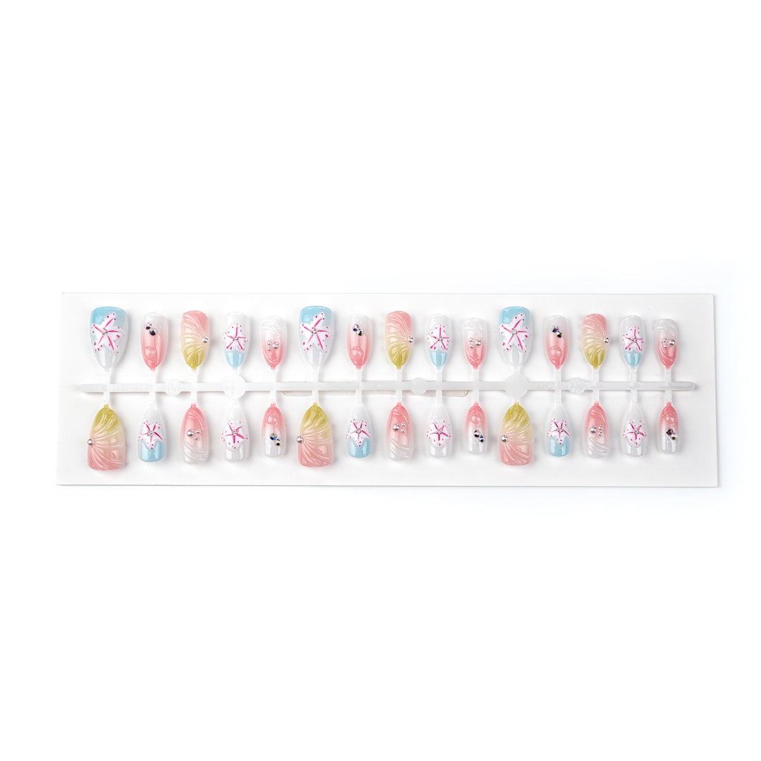 Floral Art Press-On Nageldesign Set