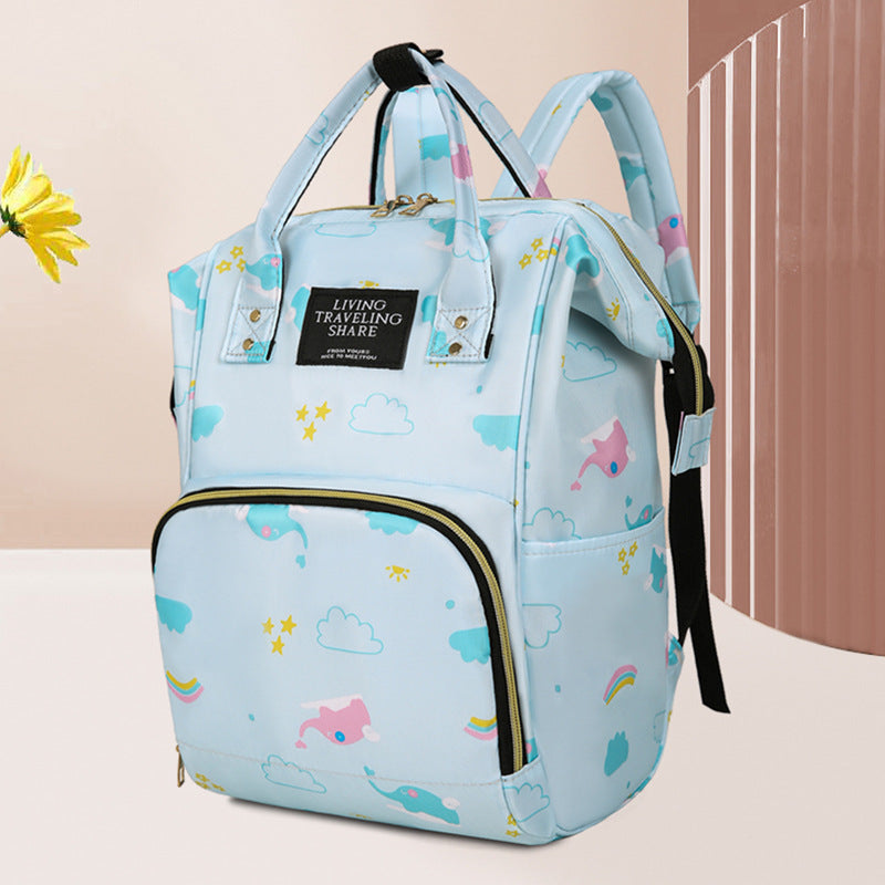 Verspielter Druck Wickelrucksack Karnz