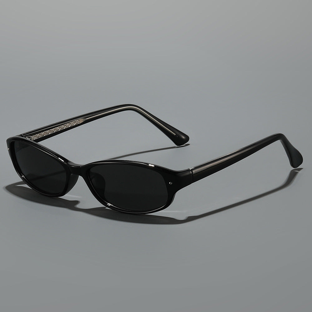 Damen modische Sonnenbrille im eleganten Design mit glitzernden Akzenten Karnz