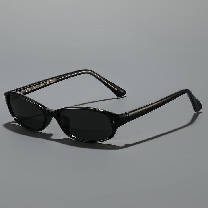 Damen modische Sonnenbrille im eleganten Design mit glitzernden Akzenten Karnz