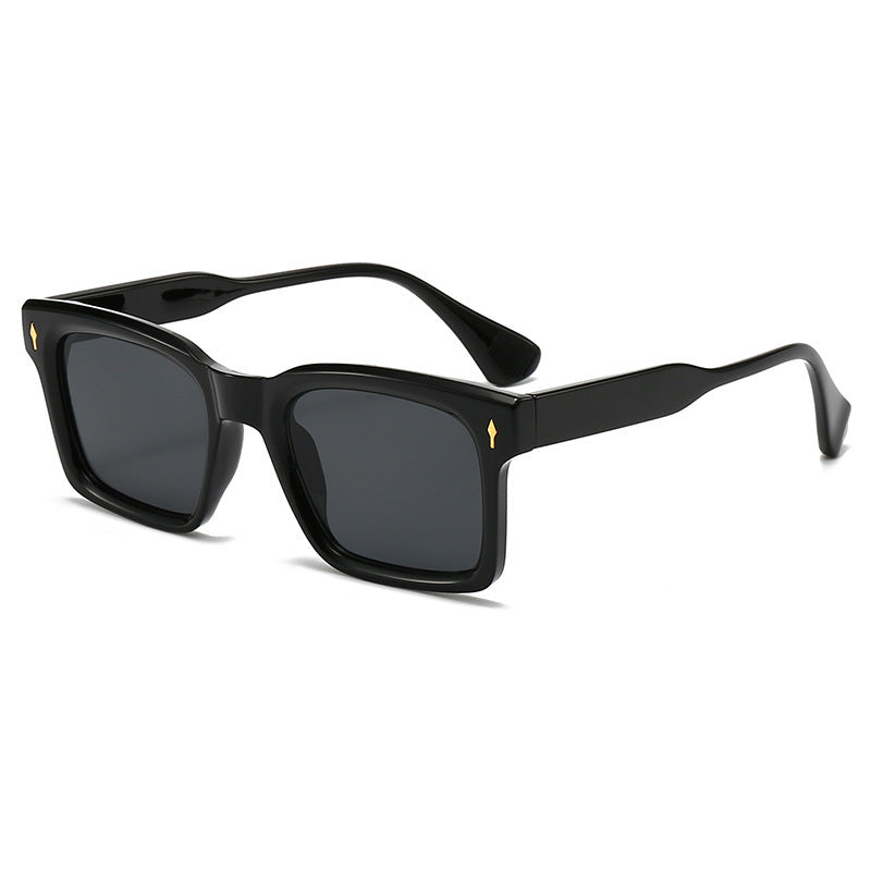 Damen Rechteckige Sonnenbrille im eleganten Schildpatt-Design Karnz