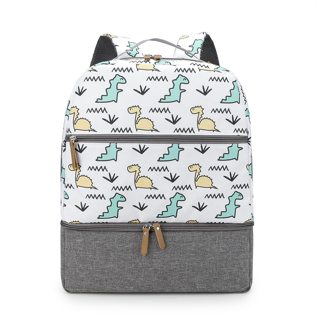 Rucksack mit Floralem Muster und Separatem Fach Karnz