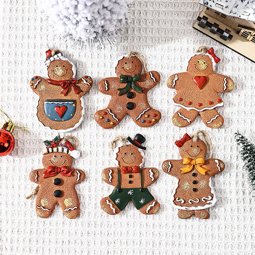 Dekorative Weihnachtsfigur im Lebkuchenmann-Design Karnz