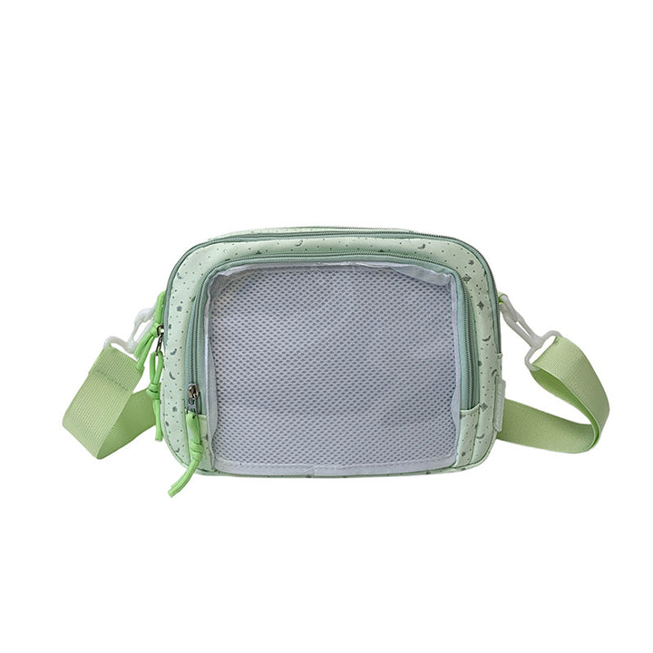 Stylische transparente Umhängetasche