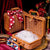 Damen Stilvolle Rattenbox mit praktischen Griffen Karnz