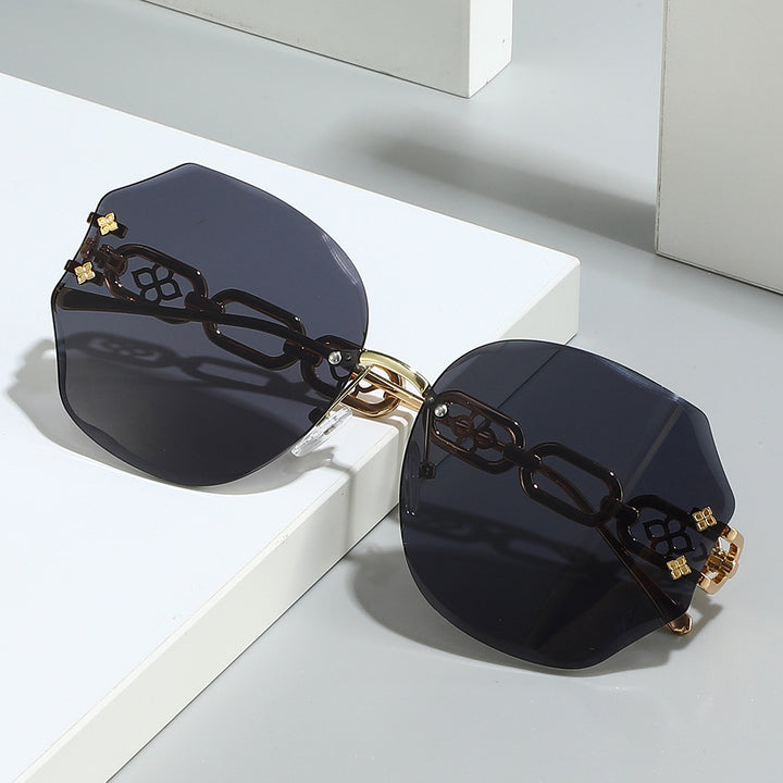 Elegante Übergroße Achteckige Sonnenbrille Karnz