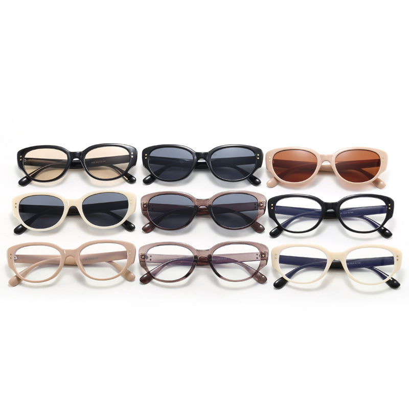 Damen Modische Augenbrille im eleganten Vintage-Stil Karnz