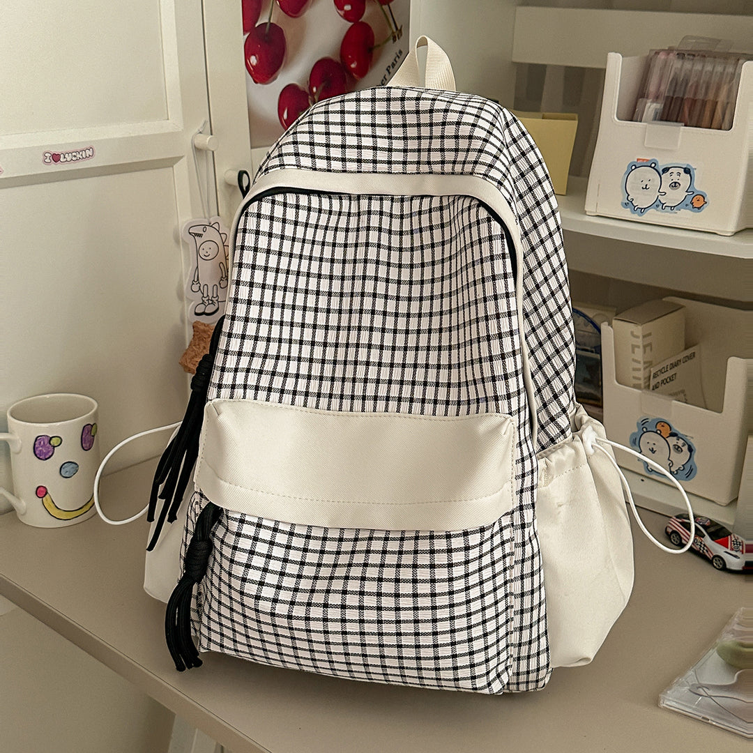 Texturierten Freizeit-Rucksack mit Charm Karnz