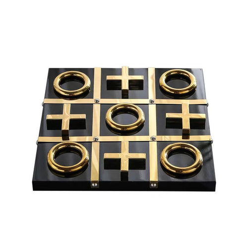 Elegantes dekoratives Tic-Tac-Toe-Spiel