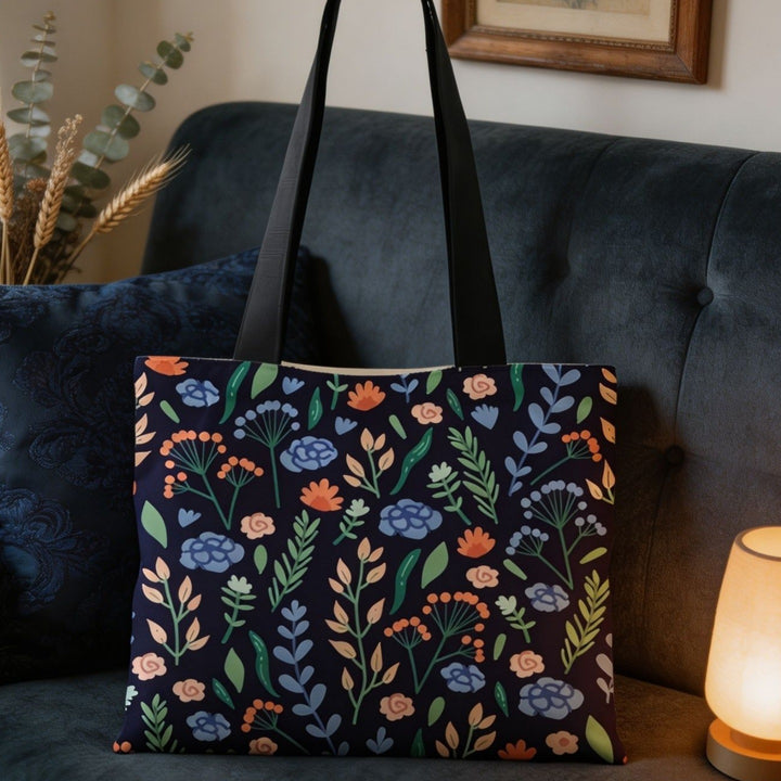 Künstlerische florale Druck-Canvas-Tasche
