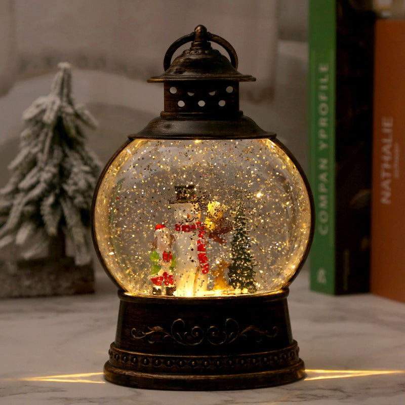 LED Schneekugel-Laterne Karnz