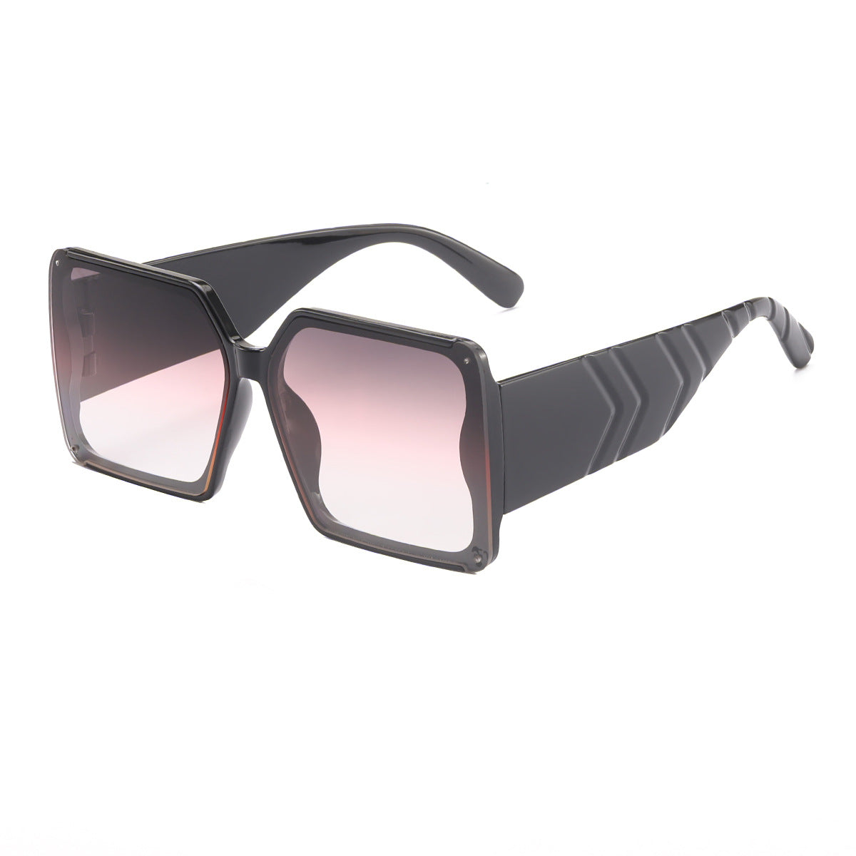 Damen oversized Sonnenbrille im trendigen Leopardenmuster Karnz