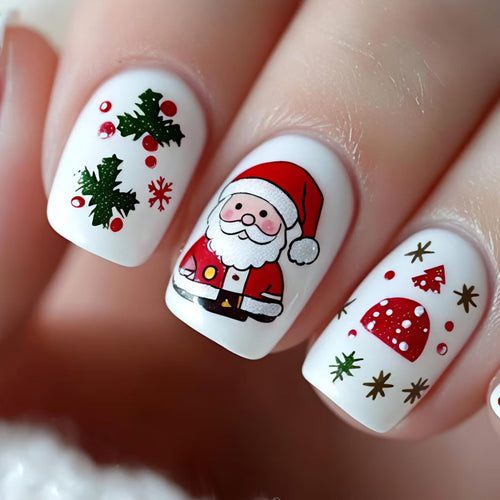 Weihnachtliche Kunstnägel Karnz
