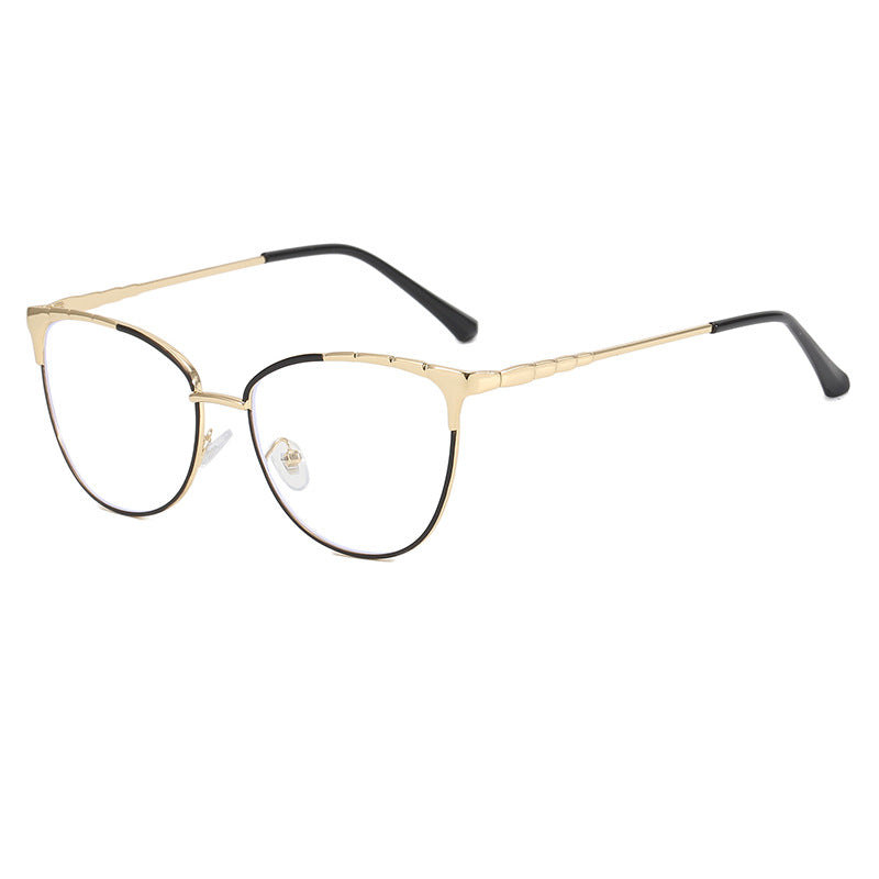 Damen Cat-Eye Brille mit feinen Metallakzenten Karnz