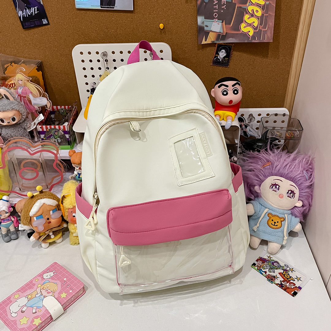 Stylische klare Taschen-Rucksack