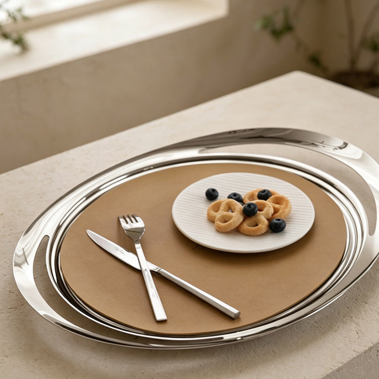 Elegante runde Servierplatte