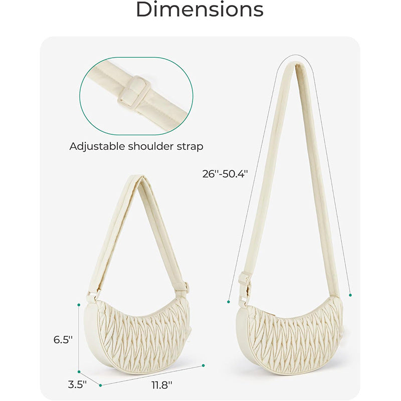 Modische Schultertasche mit Innovativem Steppdesign Karnz