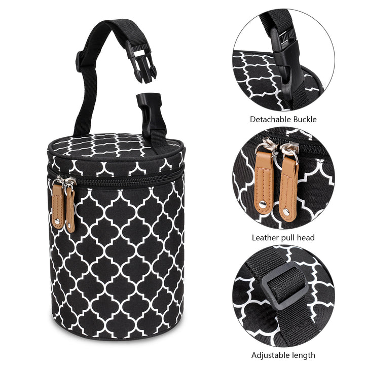 Isolierte Flasche-Tasche Karnz