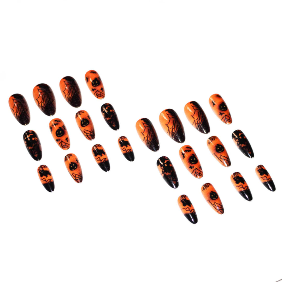 Halloween-Themen Dekorative Press-On Nagelkunst Karnz