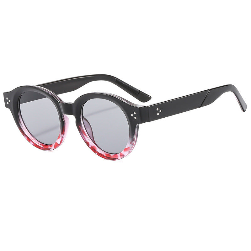 Damen modische Sonnenbrille mit klarem und strukturiertem Rahmen Karnz
