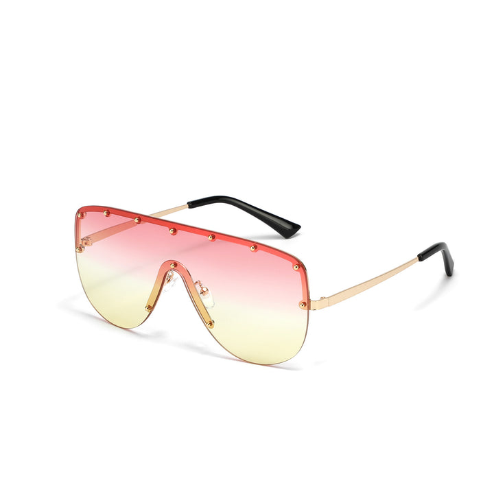 Damen futuristische oversized Sonnenbrille Karnz
