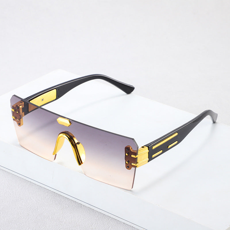 Damen futuristische Fashion-Sonnenbrille Karnz