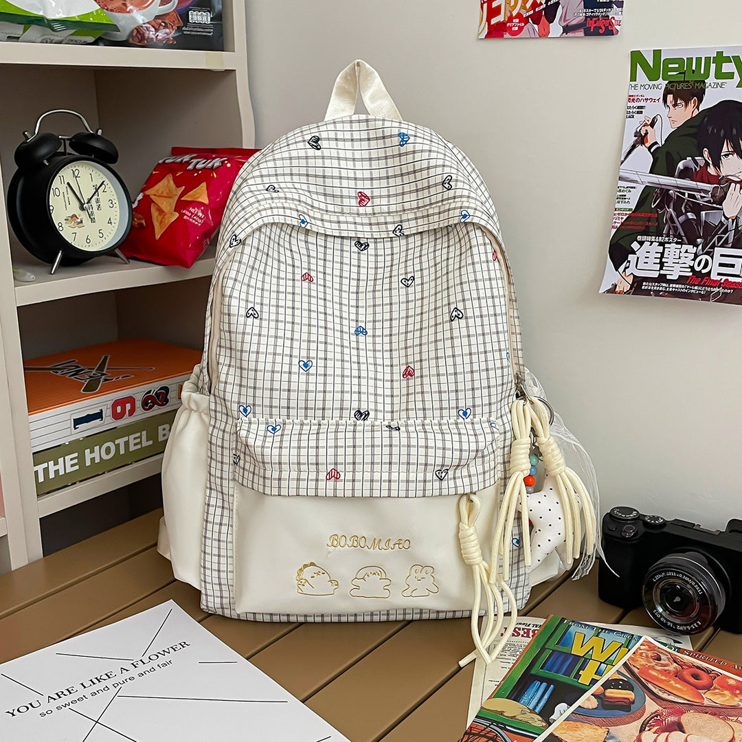 Fun Herz Druck Freizeit Rucksack Karnz