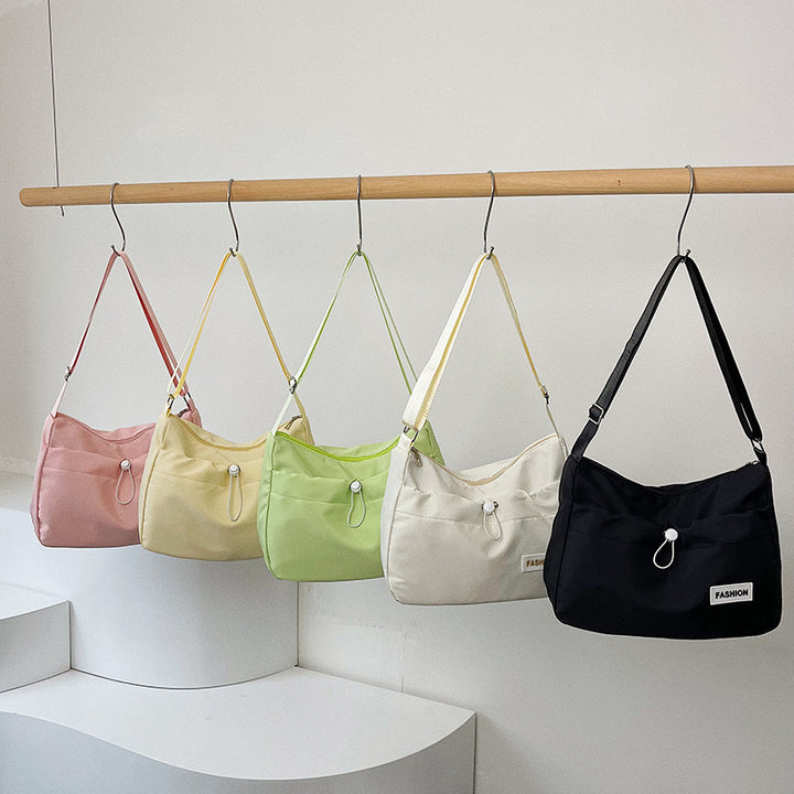 WoVersatile Weiches Stoff Schultertasche Karnz